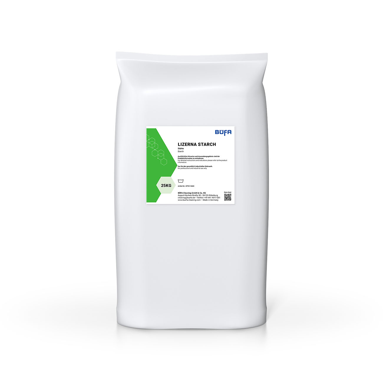 Lizerna Zetmeel: Sterkte 25 KG - BÜFA