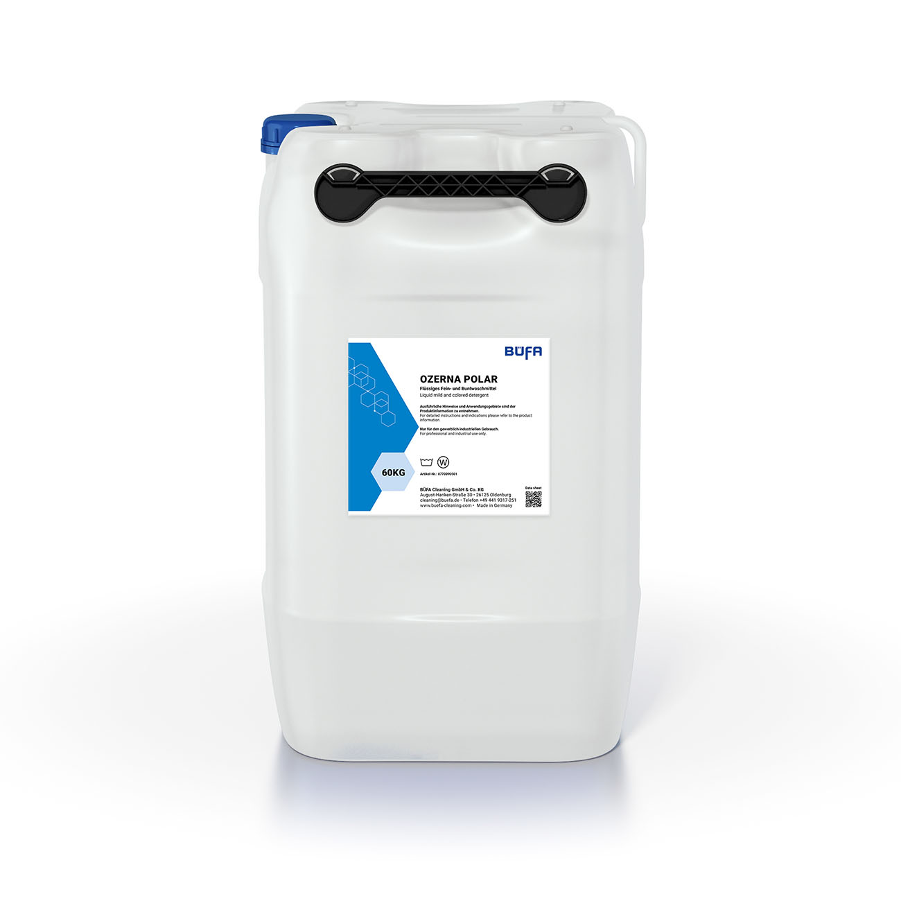 Ozerna Polar: Fijn en gekleurd wasmiddel 60 KG - BÜFA