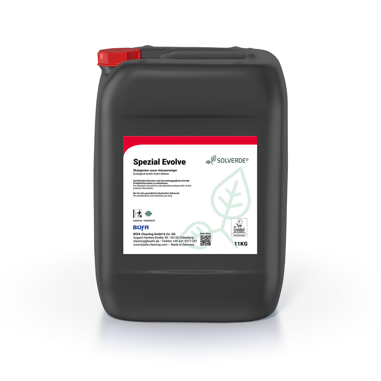 Speciaal Evolve: Zure schuimreiniger op ecologische basis 11 KG - BÜFA