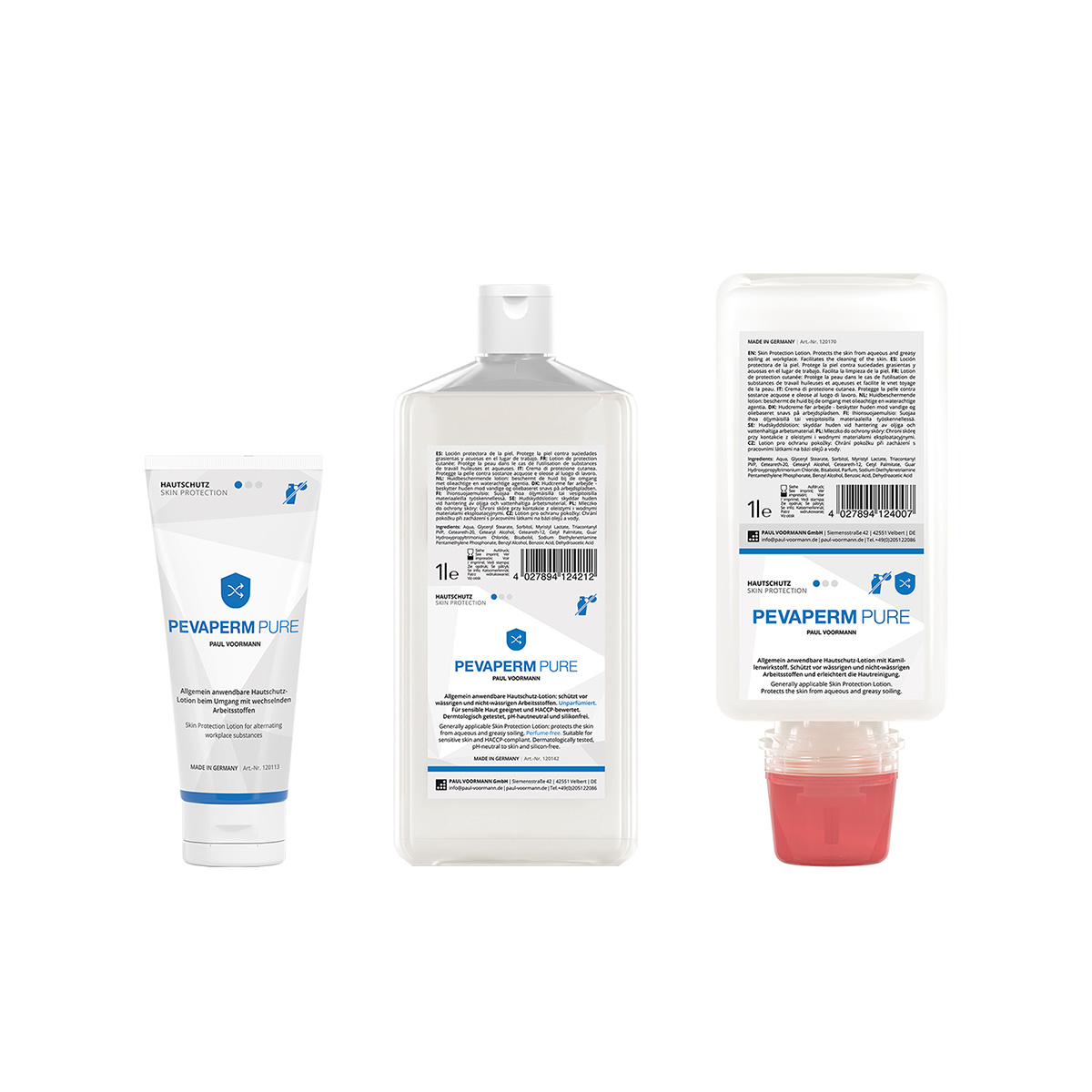Pevaperm Pure Hautschutzlotion: 1 Karton - BÜFA